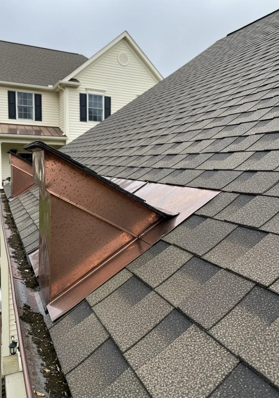 Close-up of skilled hands performing detailed work on a residential property in Ashland.